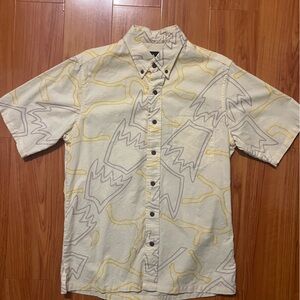 Sig Zane Cream and Yellow Men's Shirt
